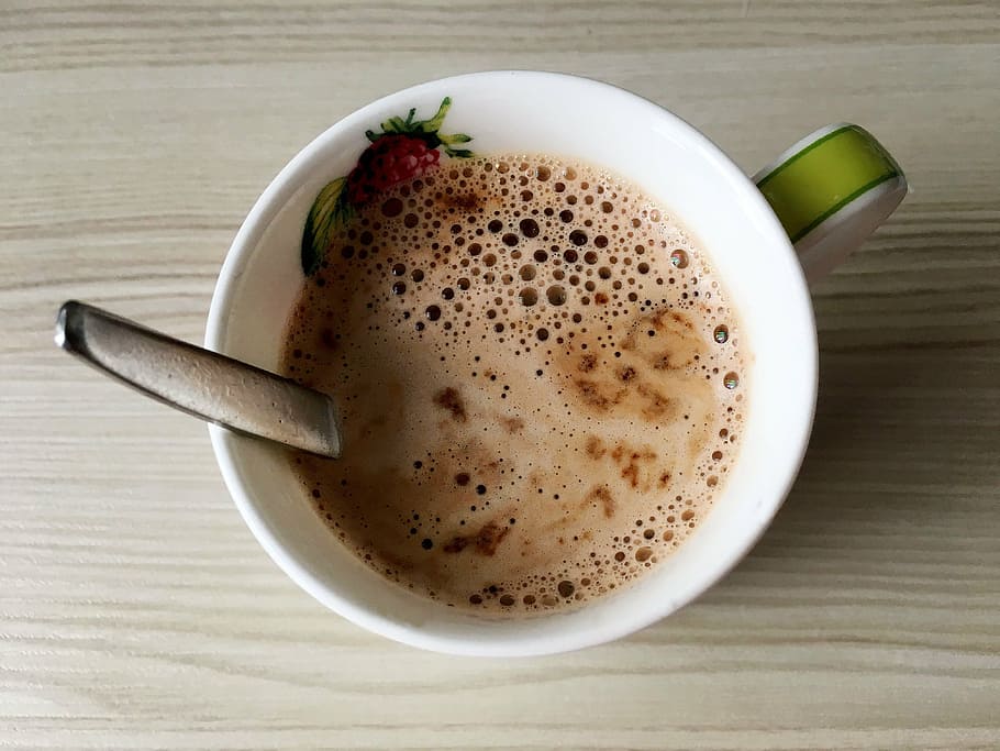 coffee, cup, coffee foam, coffee cup, benefit from, drink, hot HD wallpaper