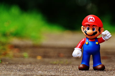 Focus Photo of Super Mario, Luigi, and Yoshi Figurines · Free