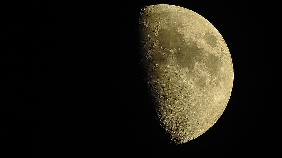 Moon, P900, Space, Moonlight, sky, astronomy, night sky, dark HD wallpaper
