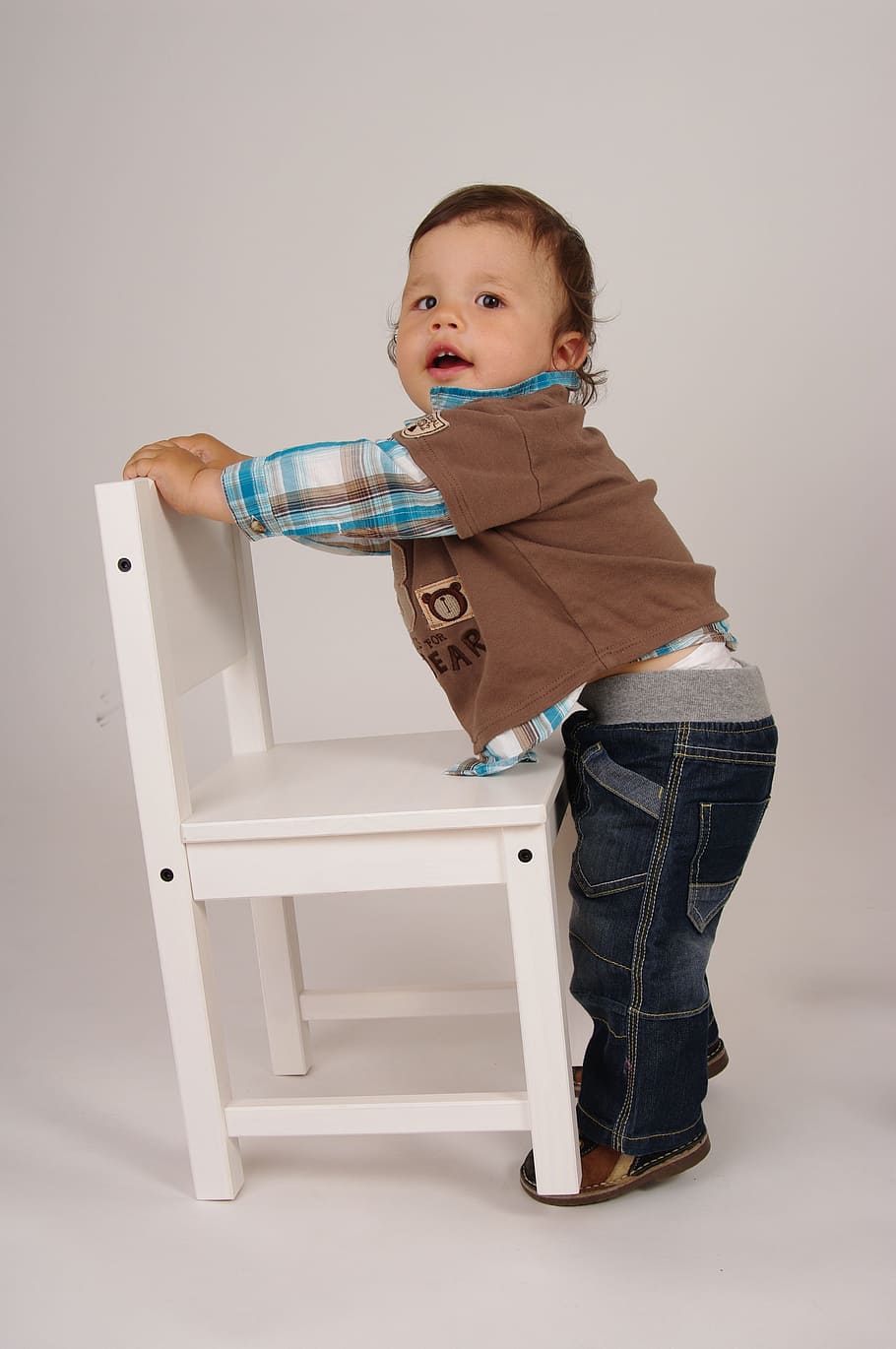 Child, Game, Chair, standing, holding, one person, full length HD wallpaper