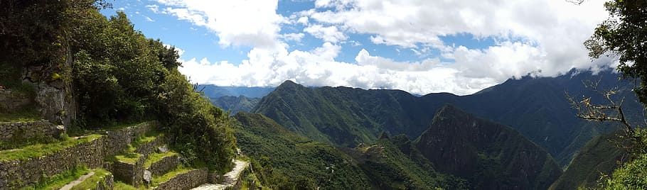 machupichu, inca, mountain, peru, andes, cloud - sky, scenics - nature, HD wallpaper
