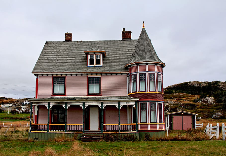 house, architecture, building, old, outdoors, newfoundland HD wallpaper