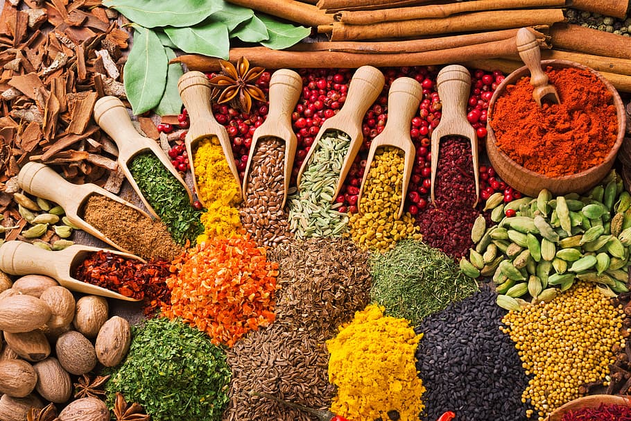 spices, pepper, taste, food and drink, choice, market, variation HD wallpaper