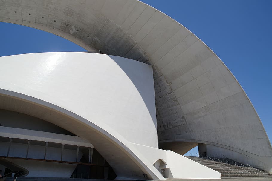 auditorium, auditorium of tenerife, building, architecture