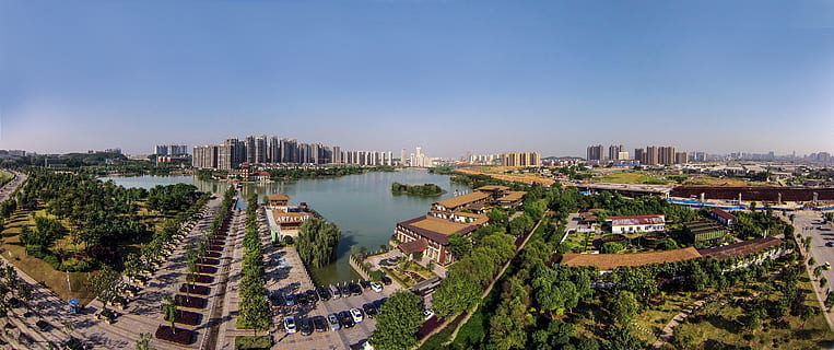 changsha, lake, intention, city, architecture, built structure HD wallpaper