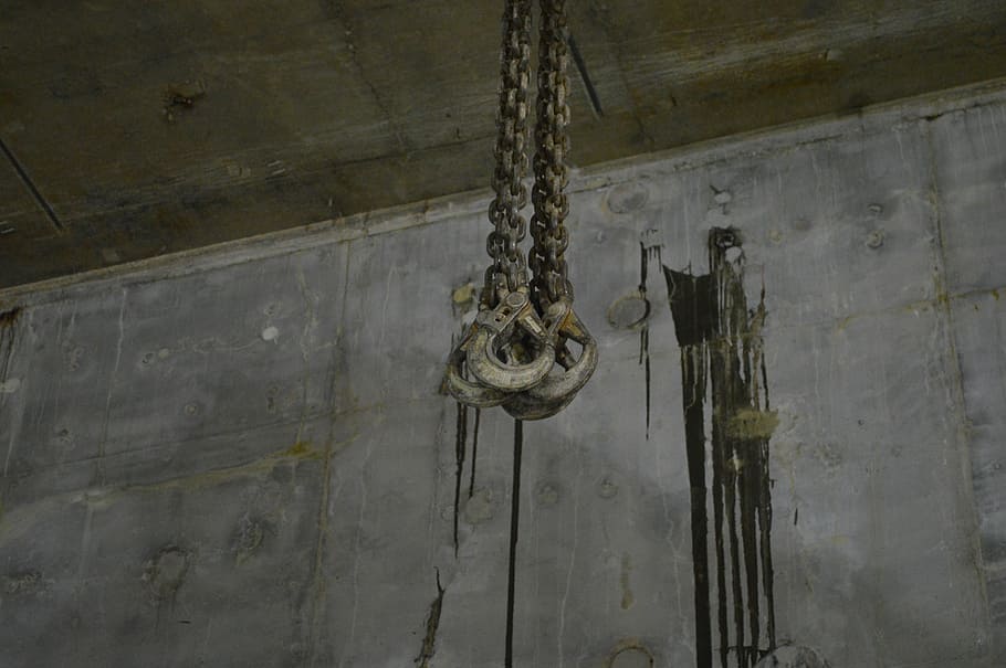 cable, hoisting, pulley, construction, steel, concrete, hook HD wallpaper