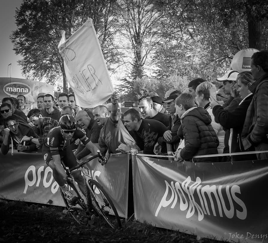 Sven Nys, Koppenberg, Cyclocross, protest, politics, large group of people HD wallpaper