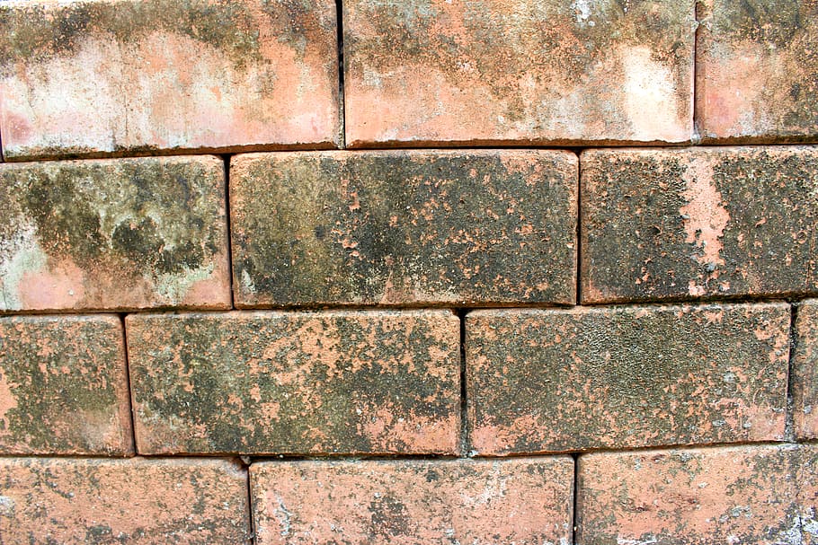 dirty, dry, bricks, pattern, ceramic, close -up, crack, cubes HD wallpaper