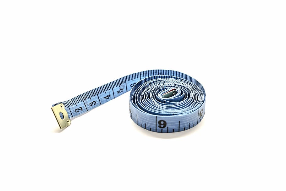 gray tape measure, measuring tape, tape line, tailoring, centimeter