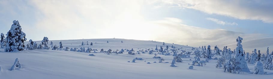 landscape, snow, winter, cold, fell, clouds, cold temperature HD wallpaper