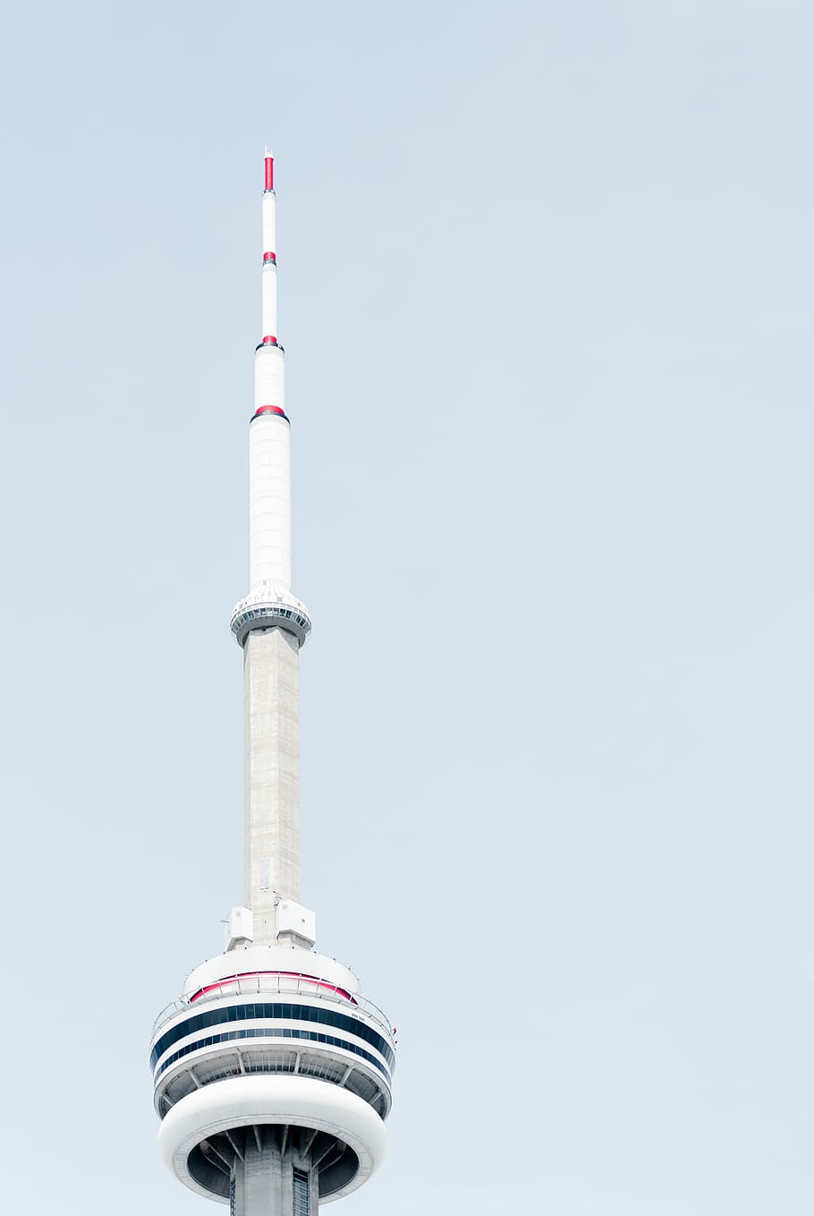 Tower building with spire, CNN Tower, Canada, architecture, structure HD wallpaper