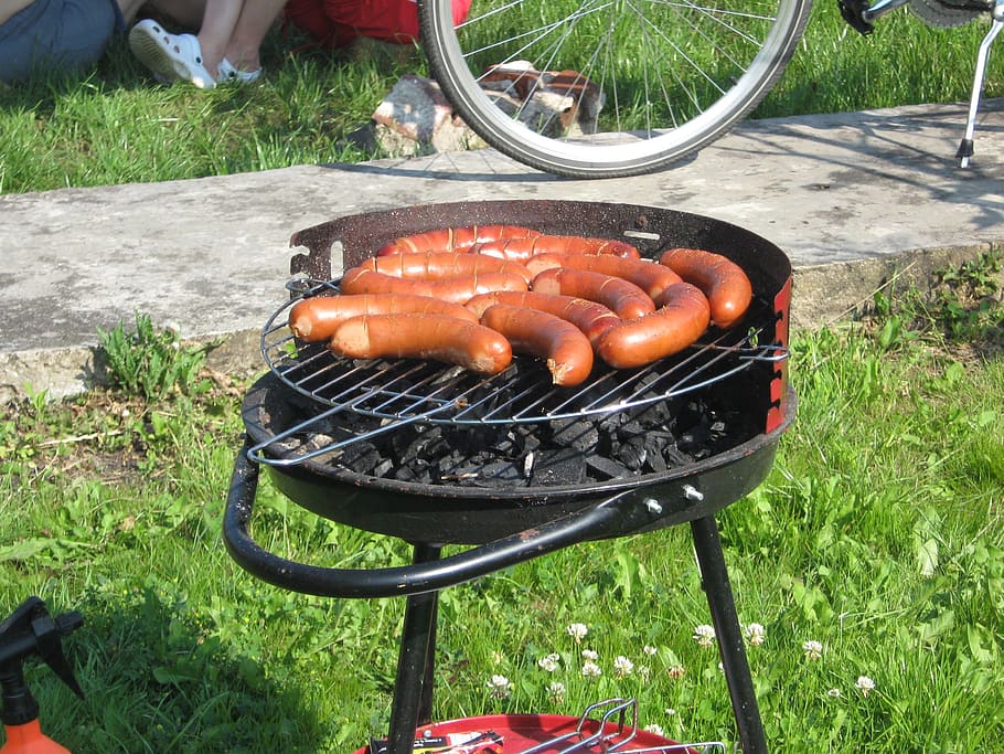 grill, eating, burning, tidbit, food, food and drink, barbecue HD wallpaper