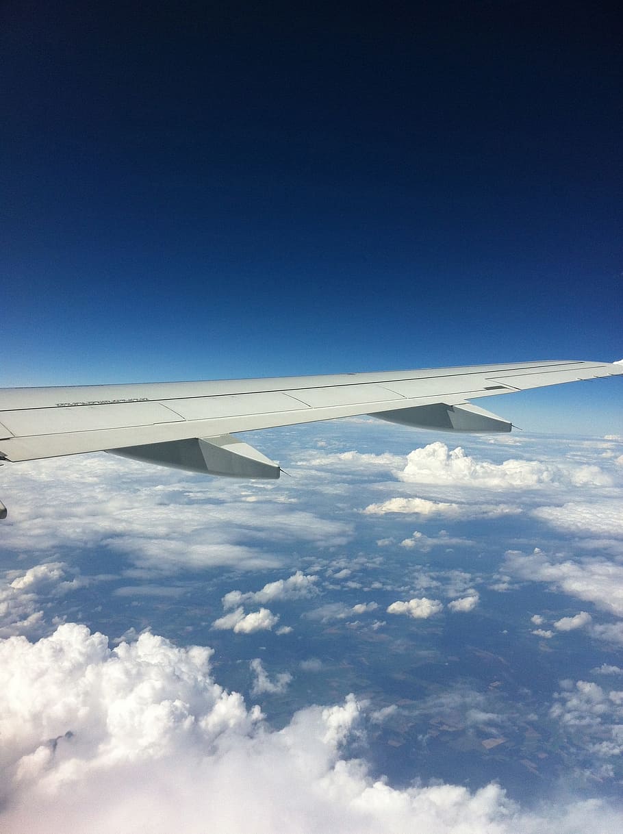 Clouds, Sky, Blue, Blue, Flyer, Outlook, above the clouds, from the plane HD wallpaper