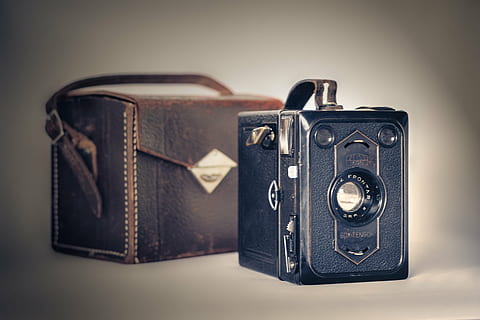 camera, old, nostalgia, retro look, flea market, box-tengor 54 2 HD wallpaper
