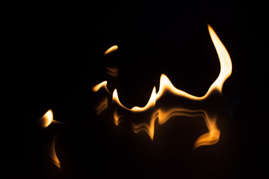 flame, fire, close, burn, flame log fire, wood fire, burning HD wallpaper