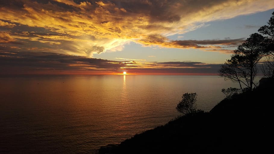 Sky, Evening, Nature, Sun, Sunset, sunlight, cloud, dusk, landscape HD wallpaper