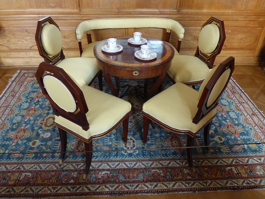 set, chair, chairs, table, coffee, cafe, furniture, old, antique HD wallpaper