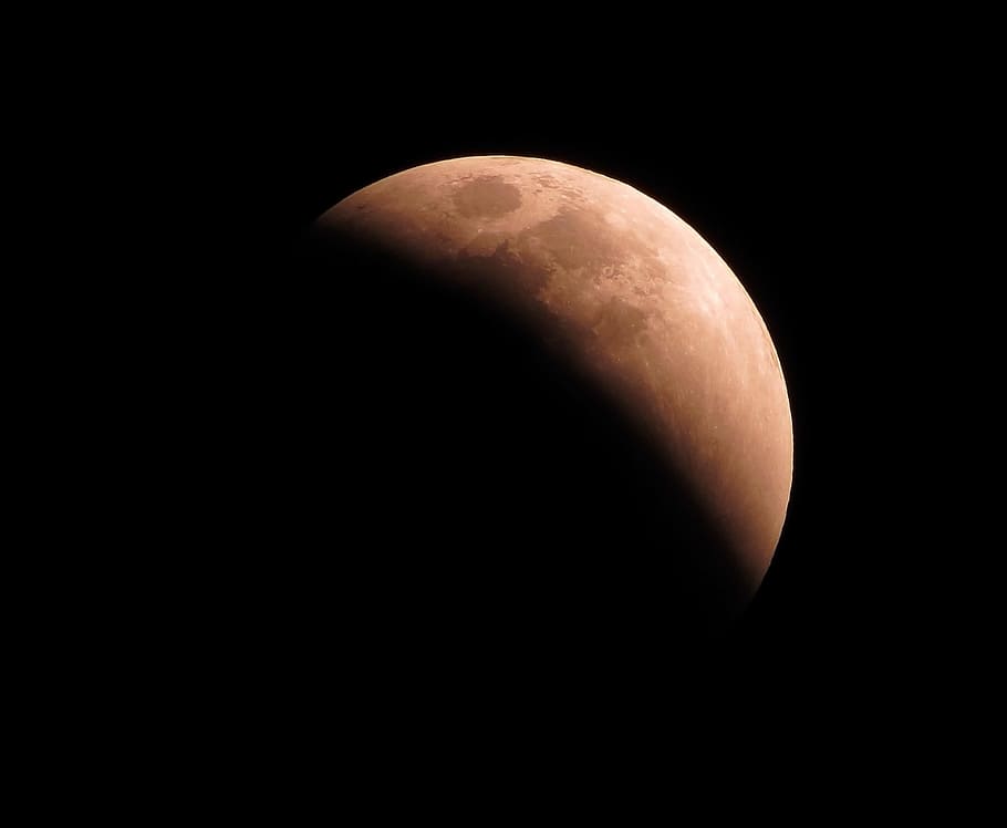 Eclipse, Moon, Astronomy, Lunar, sky, universe, space, moon surface HD wallpaper