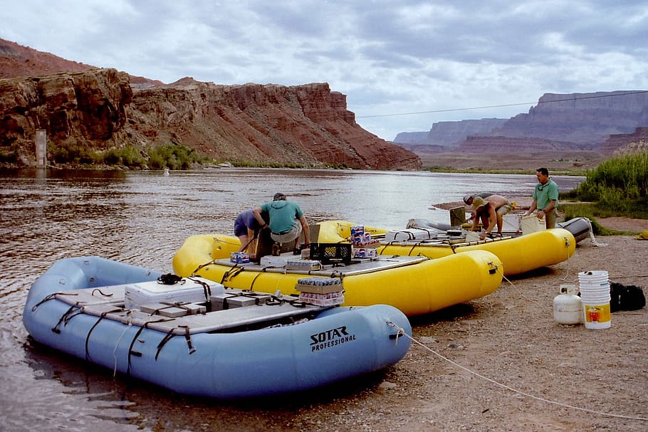 Rafting, River, Colorado, Water, Sport, landscape, whitewater HD wallpaper