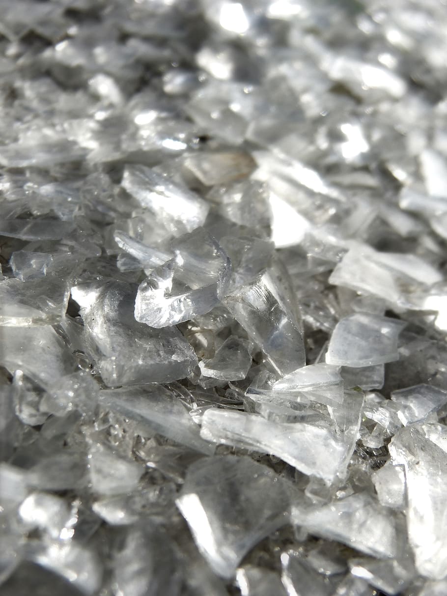 clear gemstone lot, broken glasses, crystals, background, texture HD wallpaper