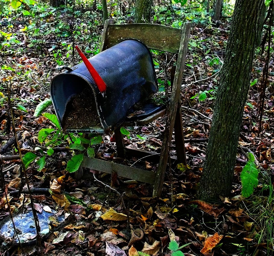 Mailbox, Trash, Junk, Scrap, Dirty, broken, old, letterbox HD wallpaper