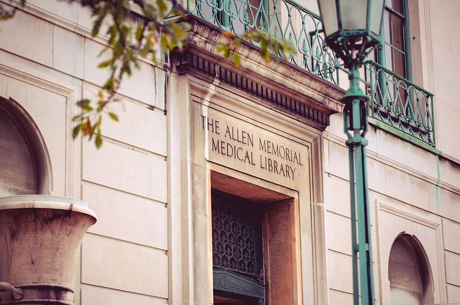 The Allen Memorial Medical Library Sigange, architecture, building HD wallpaper