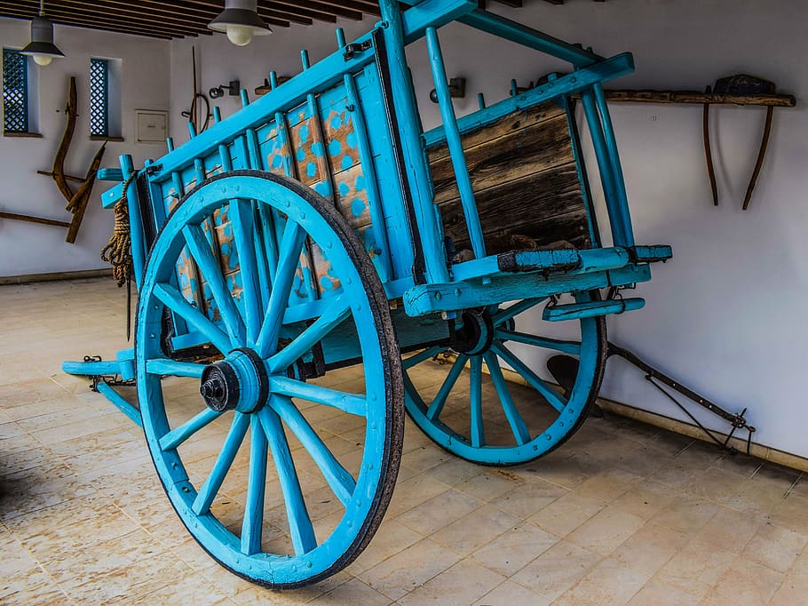 wagon, traditional, old, wheel, vintage, wooden, transportation, HD wallpaper