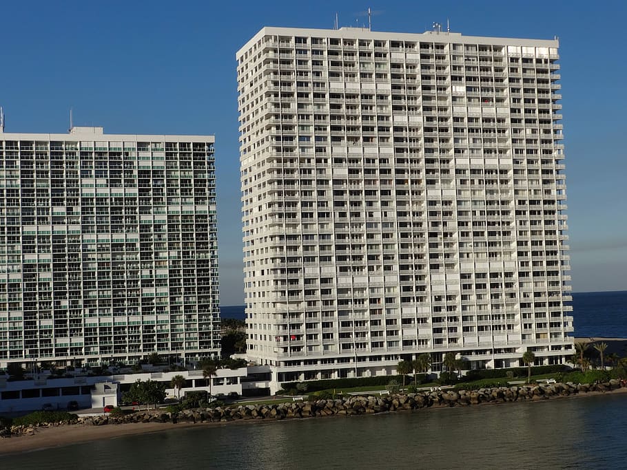 HD wallpaper: High Rise, Condos, Buildings, Lauderdale, architecture ...