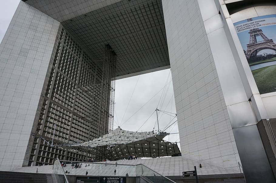 Paris, La Défense, Architecture, defense, city view, district, HD wallpaper