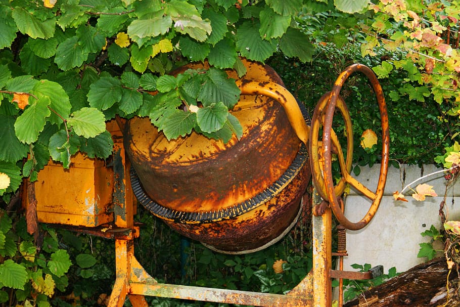 Blender, Stainless, Rusted, green, garden, outdoors, no people HD wallpaper
