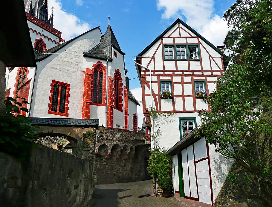 ediger, eller, sachsen, germany, mosel, old town, places of interest HD wallpaper