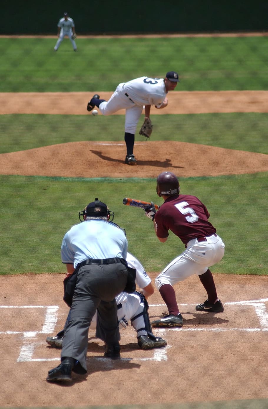 Baseball, Player, Pitcher, baseball player, throwing, umpire HD wallpaper