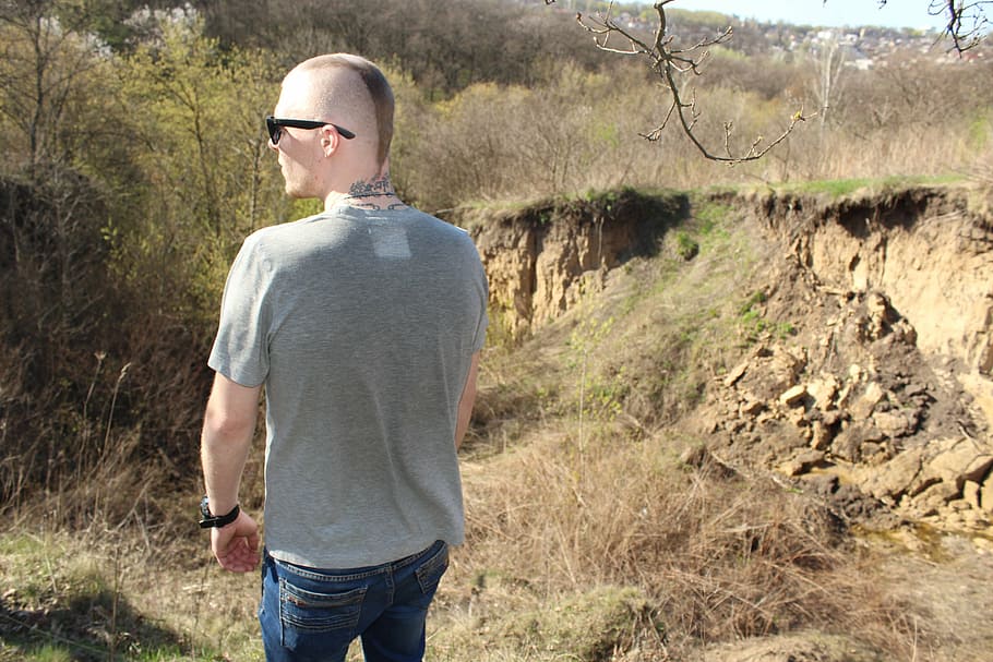 guy, breakage, mohawk, men, outdoors, people, nature, one Person HD wallpaper