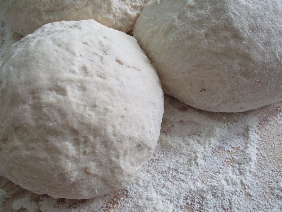 Flour, Dough, Bread, Pizza, Yeast, italian cuisine, food and drink HD wallpaper