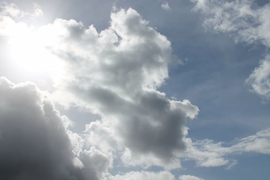 cloud, sky, sun, light, nature, weather, blue, cloud - Sky HD wallpaper