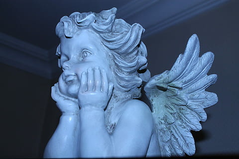 angel, wing, trinket, sculpture, statue, art and craft, representation HD wallpaper
