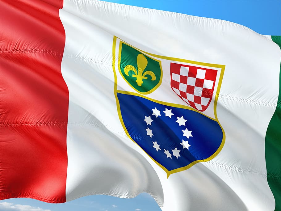 international, flag, of the federation bih, federation-of-bosnia-and-herzegovina, HD wallpaper