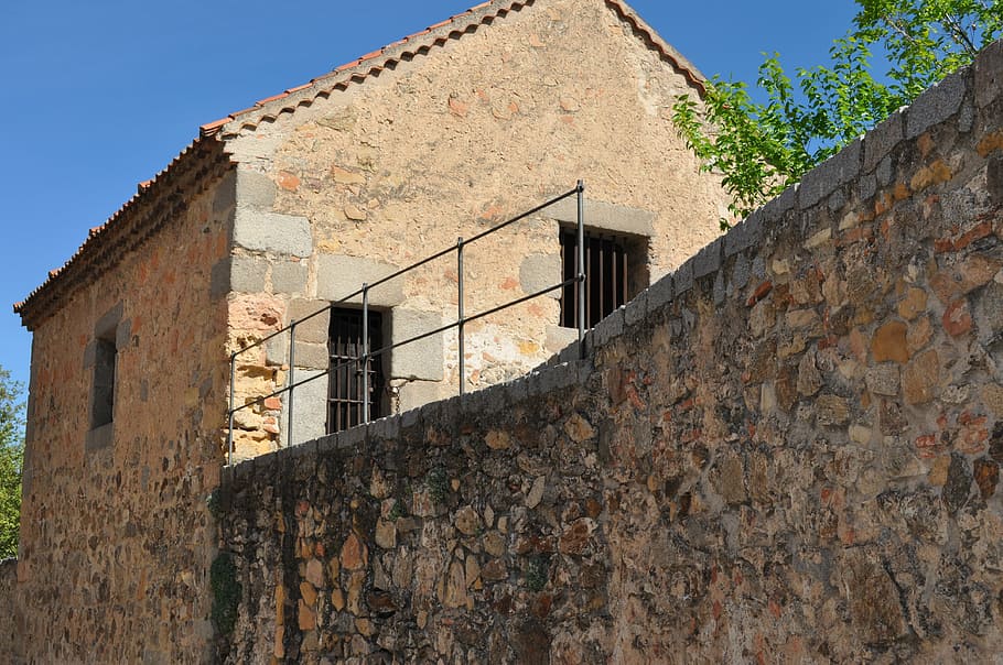 rustic, stone, old, architecture, stone wall, old building HD wallpaper