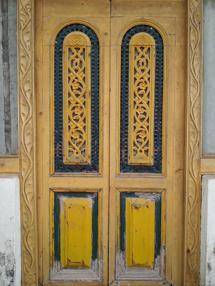 Door, Frame, art, history, architecture, day, built structure HD wallpaper