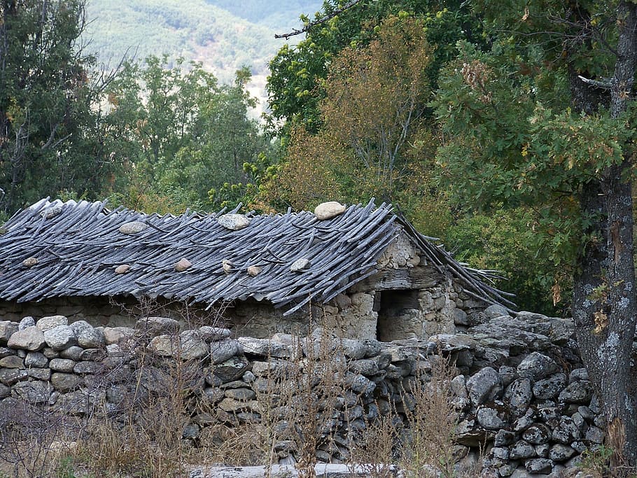 Barn, House, Rustic, Rural, Stone, Wood, shack, countryside HD wallpaper