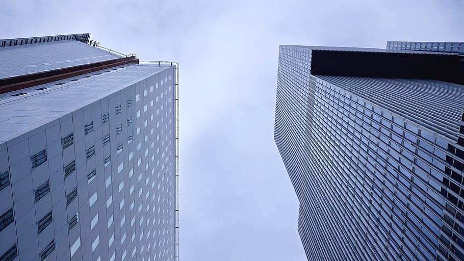 architecture, building, structure, establishment, office, windows HD wallpaper