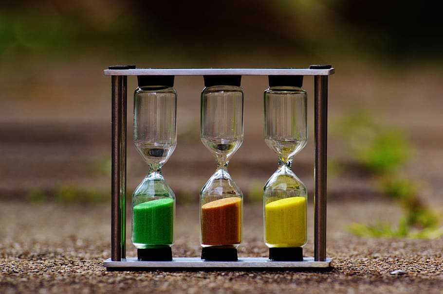 Hourglass, Time, Sand, Transience, run out, amount of time HD wallpaper