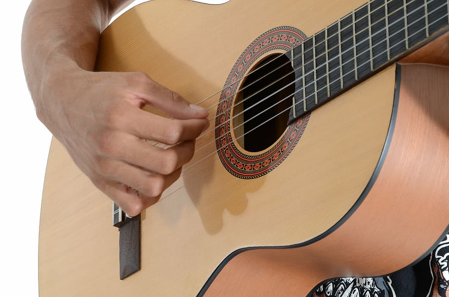 person playing acoustic guitar, boy, rock, pop, beautiful, fashion HD wallpaper