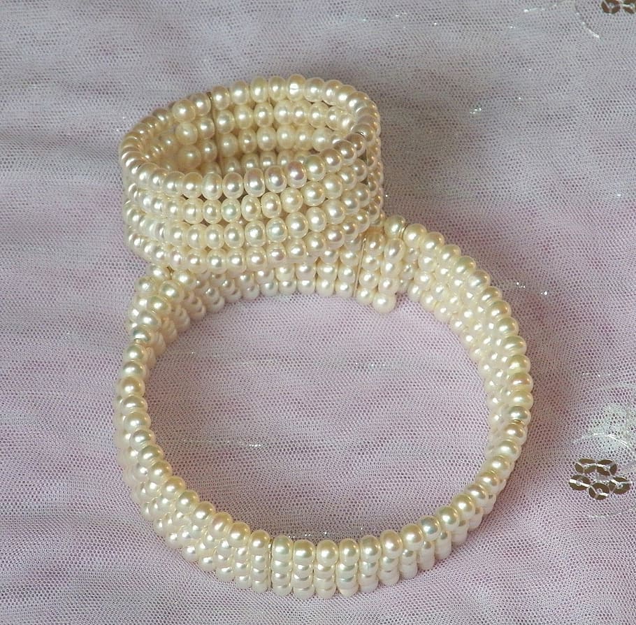 Free download | HD wallpaper: two white pearl bracelets, Choker ...