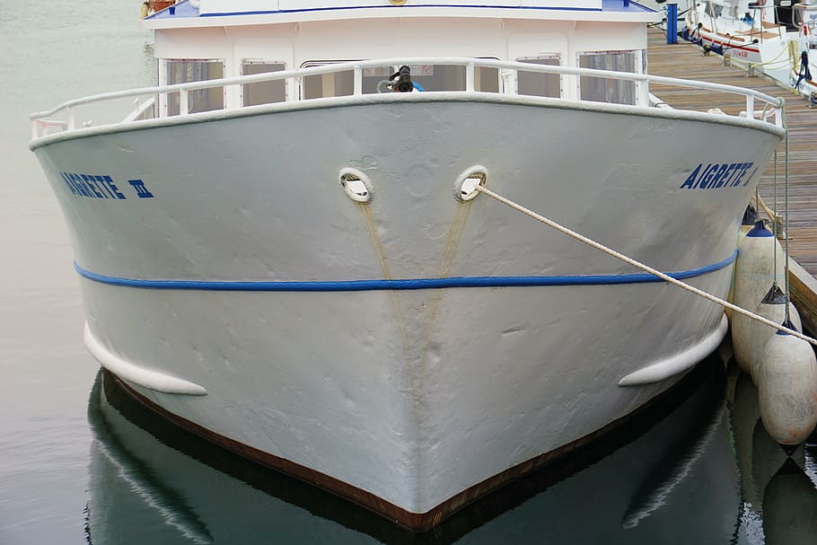 boat, transport, water, navigation, reflection, maritime, marine HD wallpaper