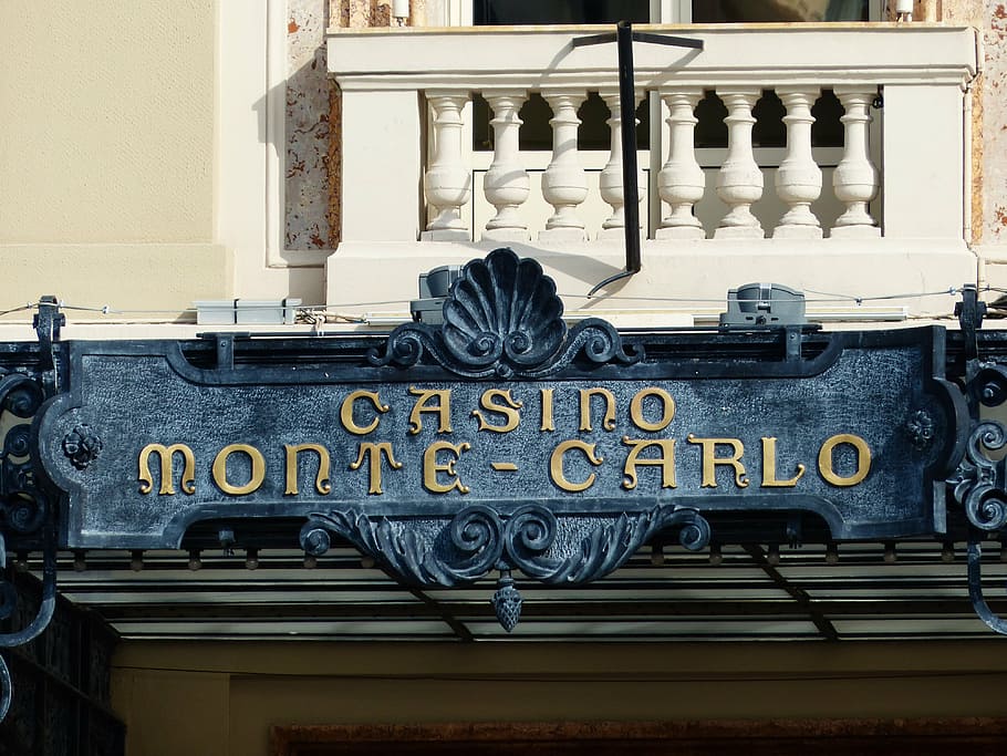 Casino Monte-Carlo signage, game bank, monte carlo, monaco, building