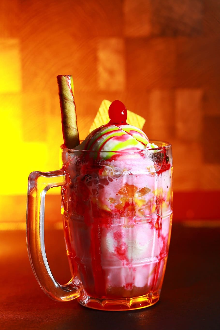 Icecream, Snow, Cold, Sweet, Dessert, fresh, delicious, tasty, HD wallpaper
