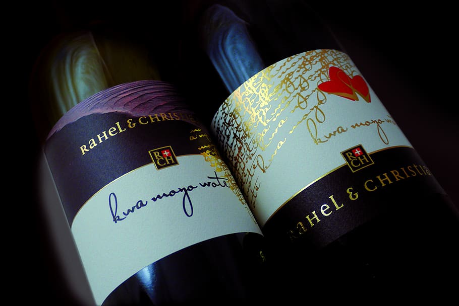 wine, labels, text, close-up, indoors, communication, western script HD wallpaper
