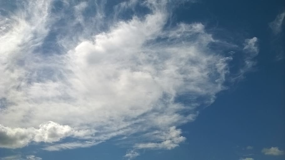 nature, cloud cover, summer, fluffy, cloud - sky, blue, beauty in nature HD wallpaper