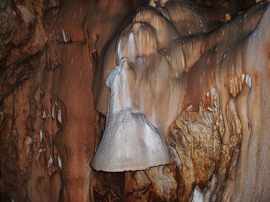 bear, cave, transylvania, no people, geology, brown, indoors HD wallpaper